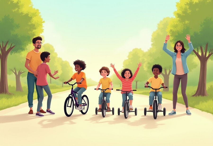 Mastering the Courage and Joy of Learning to Ride a Bike